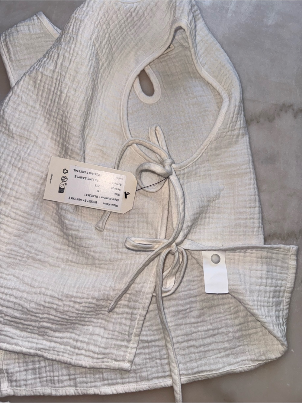 Billabong White Tank Top and Crème Trousers Set - Picture 10 of 11